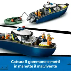 Lego City Inseguimento del Motoscafo della Polizia 60456 - lego