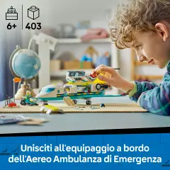 Lego City Aereo Ambulanza di Emergenza 60465 - lego