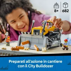 Lego City Bulldozer Giallo 60466 - lego