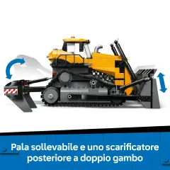 Lego City Bulldozer Giallo 60466 - lego