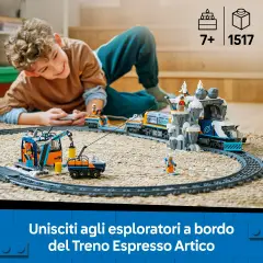 Lego City Treno Espresso Artico Degli Esploratori 60470 - lego