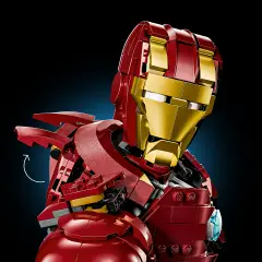 LEGO Marvel Busto di Iron Man MK4 76327 – Modello da Costruire - lego