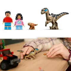 LEGO Jurassic World Fuga dal Raptor sul Fuoristrada 76972 - lego