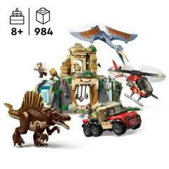 Lego Jurassic World Missione Aerea con Spinosauro e Quetzalcoatlus 76976 - lego