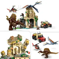 Lego Jurassic World Missione Aerea con Spinosauro e Quetzalcoatlus 76976 - lego