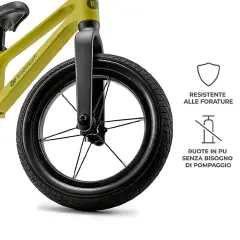 Kinderkraft Bicicletta ETER Giallo Senza Pedali - Tricicli e primi passi