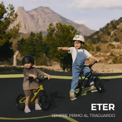 Kinderkraft Bicicletta Senza Pedali ETER Nera - Tricicli e primi passi