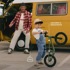 Kinderkraft Bicicletta Senza Pedali ETER Nera - Tricicli e primi passi