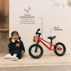 Kinderkraft Bicicletta Senza Pedali ETER Nera - Tricicli e primi passi