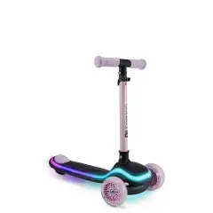 Monopattino Bambini RAKET Rosa con Luci LED e Chiusura Rapida - monopattini