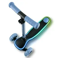 Monopattino Bambini RAKET Blu con Luci LED e Chiusura Rapida - monopattini