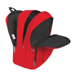 Comix Zaino Scuola Organizzato Monocolore Rosso – Capiente e Resistente - zaini scuola