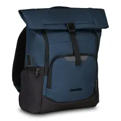 Zaino Invict-Act Fold WT Blu Porta USB e Roll-Top 24L - regalo e gadget valigeria