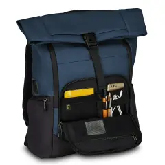 Zaino Invict-Act Fold WT Blu Porta USB e Roll-Top 24L - regalo e gadget valigeria