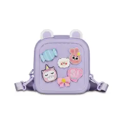 Sj Gang Plushy Zainetto Colori Assortiti Lilla E Rosa - regalo e gadget valigeria