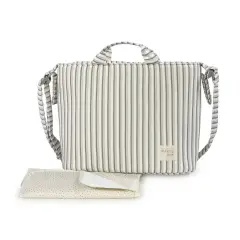 Borsa Fasciatoio Walking Mum Botton Strisce con Materassino - borse e zaini