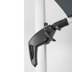 Ombrellone Braccio 3x4 Aries in Alluminio Grigio Scuro - ombrelloni