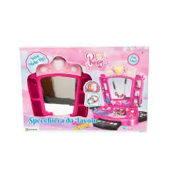 Specchiera Giocattolo Princy Bella con Luci e Vero Make-Up – 3+ - bellezza e accessori