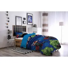 Parure Copripiumino Avengers 1 Piazza in Cotone + Federa – Disney Ufficiale - regalo e gadget valigeria