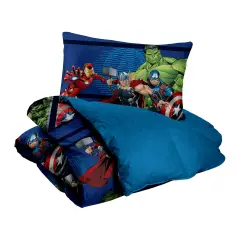 Parure Copripiumino Avengers 1 Piazza in Cotone + Federa – Disney Ufficiale - regalo e gadget valigeria
