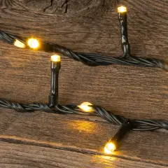 MiniCluster 30m StarFall 1660 LED Bianco Caldo con Timer - luci