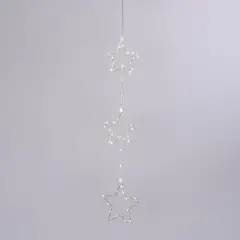 Decorazione Papercut Silhouette LED 16x16 cm con Timer - addobbi casa