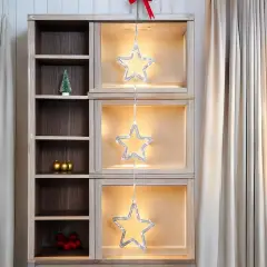 Decorazione Papercut Silhouette LED 16x16 cm con Timer - addobbi casa