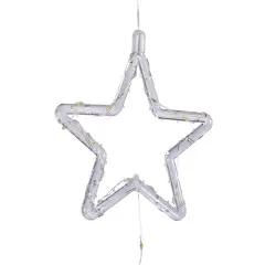 Decorazione Papercut Silhouette LED 16x16 cm con Timer - addobbi casa