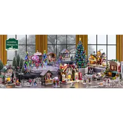 Treno Natale Yuletide Express Lemax con Luci e Suoni – 16 Pezzi - addobbi casa