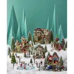 Oxfordshire Village Lemax – Facciata Illuminata Caddington - scene e villaggi