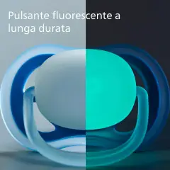 Philips Avent Ultra Air Night 6-18 Mesi Boy – 2 Ciucci Fluorescenti - ciucci