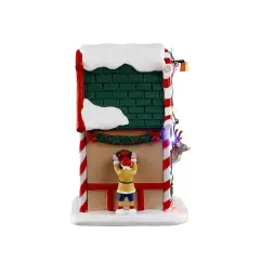 Prancer’s Den Lemax 2025 – Casetta Natalizia Illuminata in Resina - scene villaggi e presepi