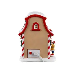 Prancer’s Den Lemax 2025 – Casetta Natalizia Illuminata in Resina - scene villaggi e presepi