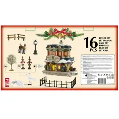 Holly Jolly Junction Set Lemax 2025 – Stazione Natalizia Illuminata - scene e villaggi