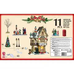 Tannenbaum Christmas Shoppe Set Lemax 2025 – Casa e Figurine Natalizie - scene e villaggi