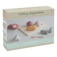 Little Dutch Set Verdure Da Tagliare In Legno - Alimenti, mercatini, stoviglie