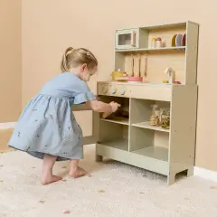 Little Dutch Cucina Mint In Legno Colore Menta - Cucine e gioco simbolico