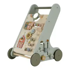 Little Dutch Little Farm Wooden Multi-Activity First Steps Cart - First Games