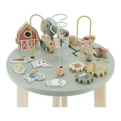 Little Dutch Tavolino Multiattività In Legno Little Farm - Primi giochi