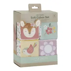 Little Dutch Set 4 Cubi Morbidi Multisensoriali Fairy Garden - Primi giochi