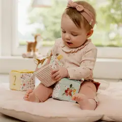 Little Dutch Set 4 Cubi Morbidi Multisensoriali Fairy Garden - Primi giochi