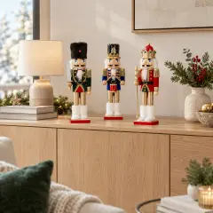 Natale Personaggio Schiaccianoci 38 Cm - schiaccianoci