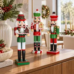 Natale Personaggio Schiaccianoci Candy Pan di Zenzero 35 Cm - schiaccianoci