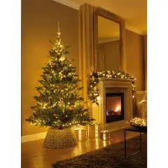 Copribase Albero in Salice Grigio Ø57x28 cm Everlands - basi albero