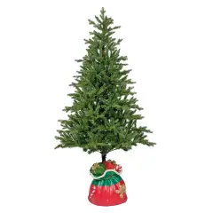 Base Albero di Natale Sacco Regali 42x38x47cm Magnesio Decorato - basi albero