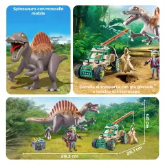 L'attacco Dello Spinosauro Playmobil Dinos - playmobil