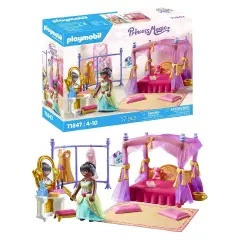 Camera Da Letto Reale Con Spogliatoio Playmobil Princess - playmobil