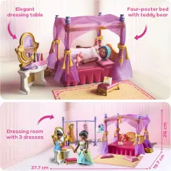 Camera Da Letto Reale Con Spogliatoio Playmobil Princess - playmobil