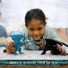 Toothless & Hiccup Dragon and Viking Set - action figures and accessories