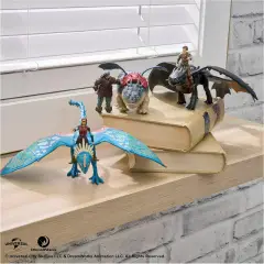 Gronkio & Fish Leg Dragon and Viking Set - action figures and accessories